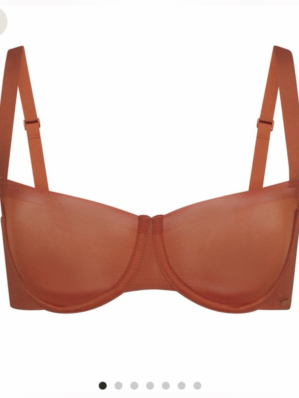 Skims NO SHOW UNLINED BALCONETTE BRA NWT Size 34DD Bronze